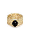 Bague "Onyx Flamboyant" Or jaune