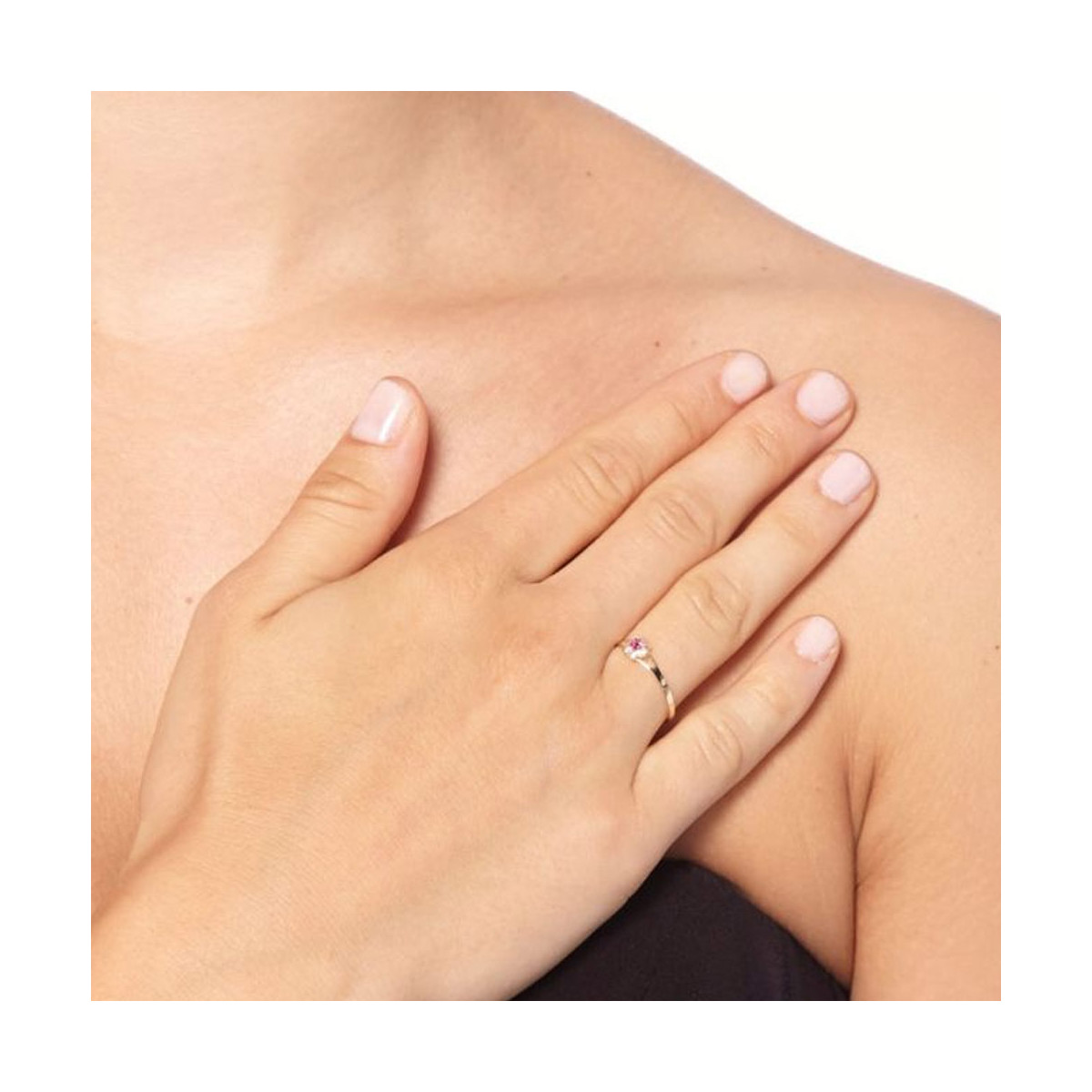 Bague "Nature" Or jaune Bague "Éveil" Or jaune