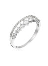 Bague "Ma reine" Or blanc