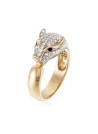 Bague "Ma Panthère Saphir" Or jaune et Diamants