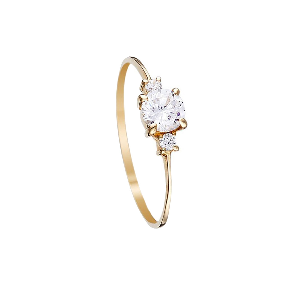 Bague "Intuition" Or jaune Bague "Âme" Or jaune