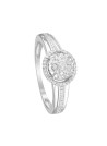 Bague "Grennelle" Or blanc et Diamants