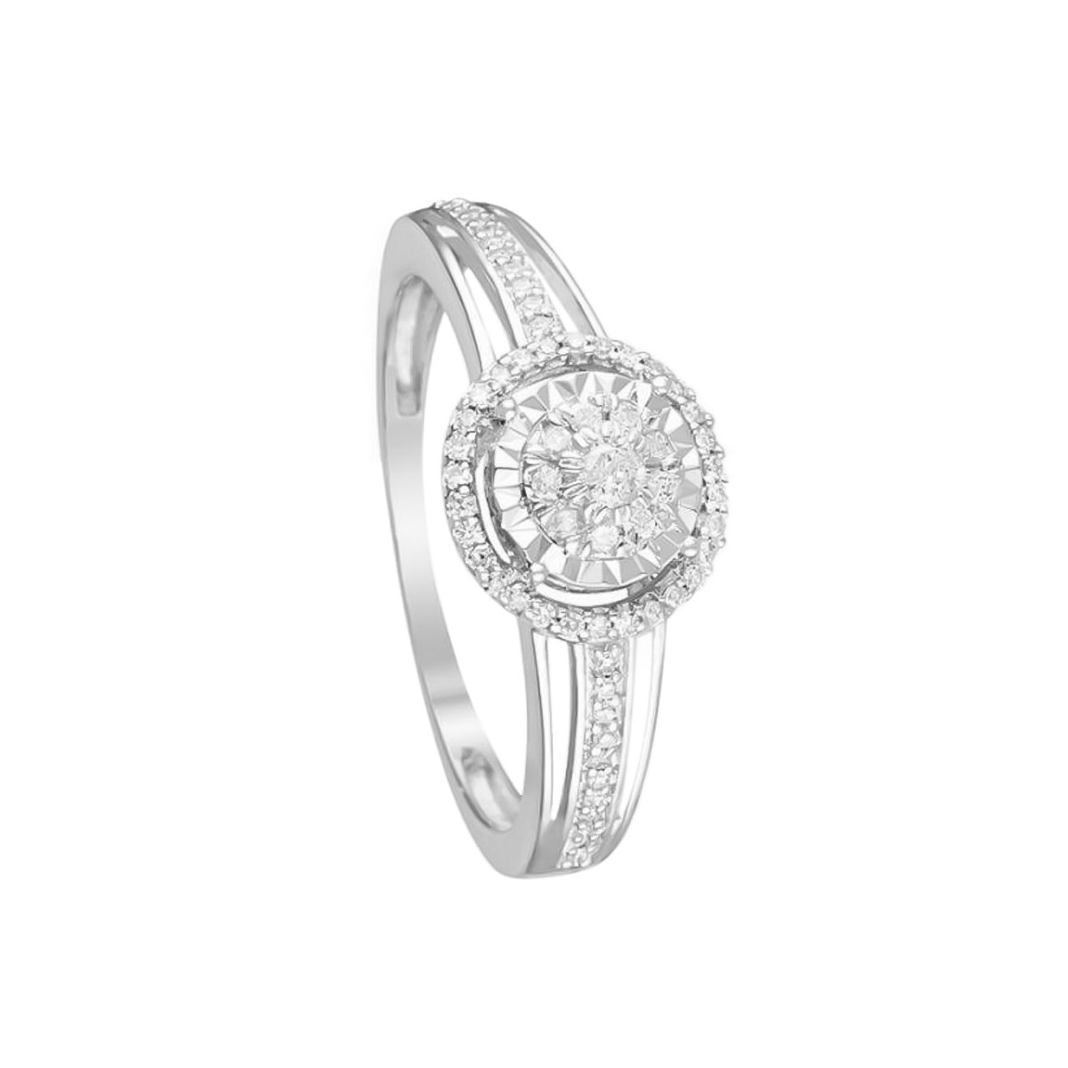 Bague "Grennelle" Or blanc et Diamants Bague " Manon" Or blanc et Diamant