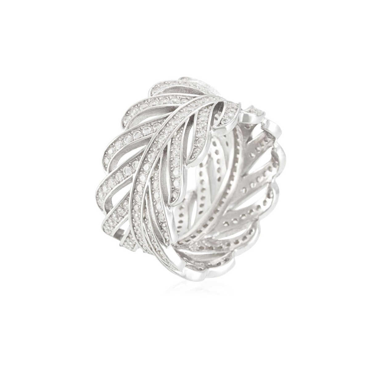 Bague "Feuille éclatante" Argent 925