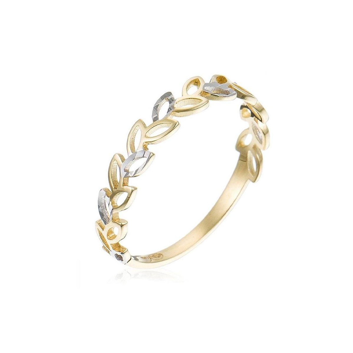Bague "Fugue" Or bicolore