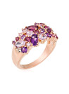 Bague "Cotton candy" Or rose et Diamants