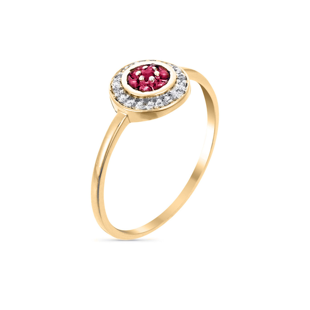 Bague Or jaune et Diamants