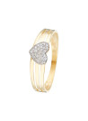 Bague "Gravé dans mon Cœur" Or jaune et Diamants