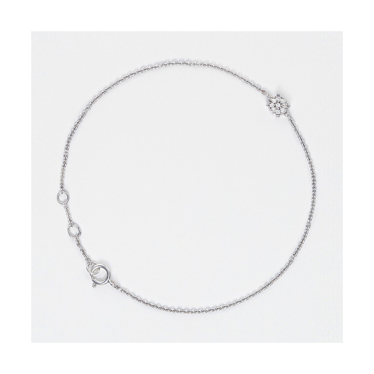 Bracelet "Rome Radieuse" Or blanc et Diamant