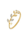 Bague "Yilana" Or jaune et Diamants