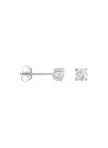 Boucles d'oreilles Or Blanc et Diamant