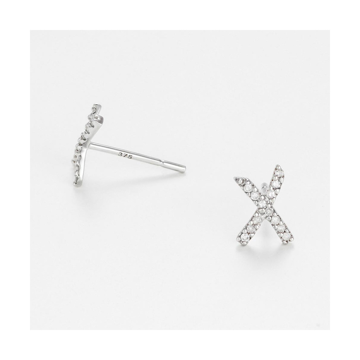Boucles d'oreilles Or Blanc et Diamants 0,12 carat " LIFE" Boucles d'oreilles "L'appétissante" Or blanc et Diamant