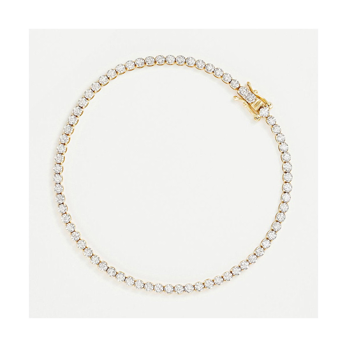 Bracelet Or Jaune et Diamant Bracelet "Amour Brillantissime" Or jaune et Diamant