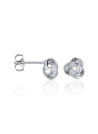 Boucles d'oreilles Or Blanc et Diamant