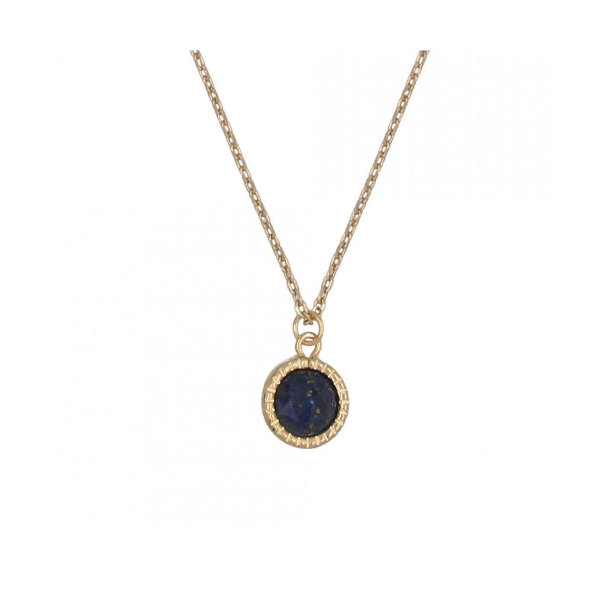Collier "Elizabeth" Lapis bleu