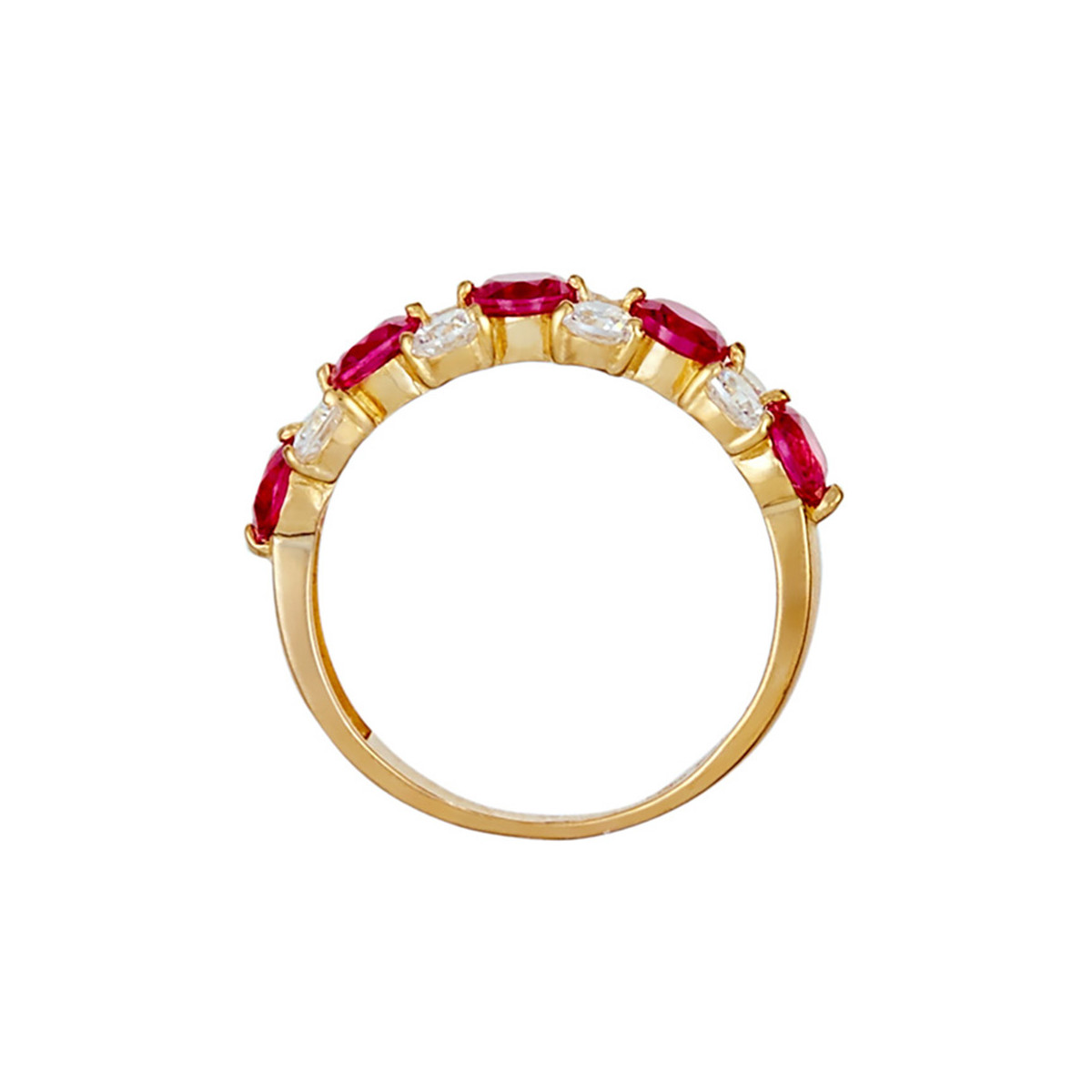 Bague Alliance "Brasier" Or jaune Bague "Galanterie" Or jaune