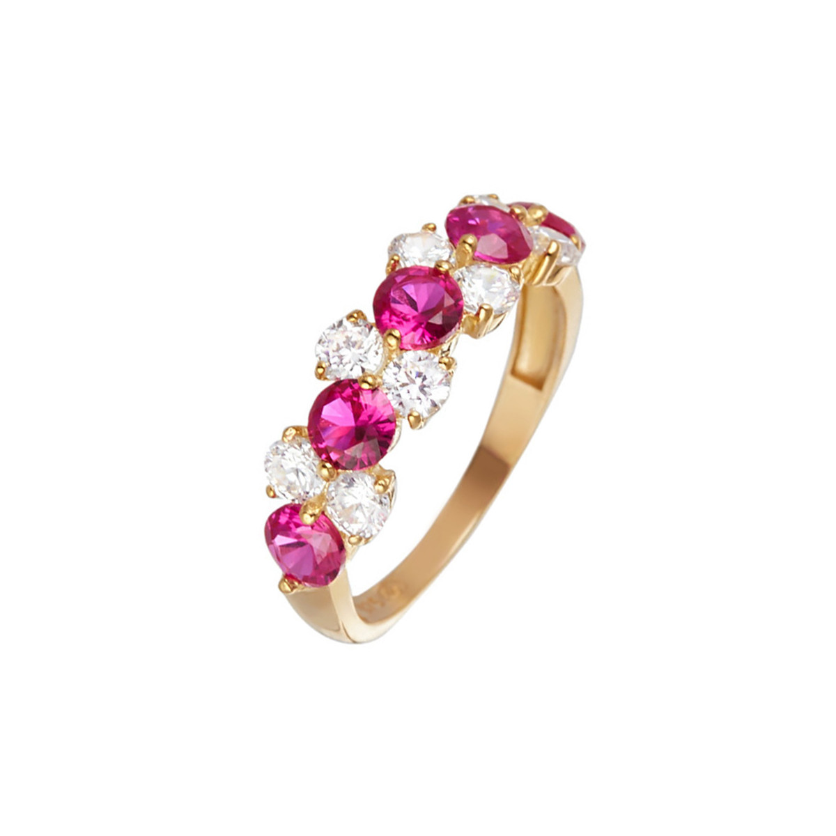 Bague Alliance "Brasier" Or jaune Bague "Galanterie" Or jaune