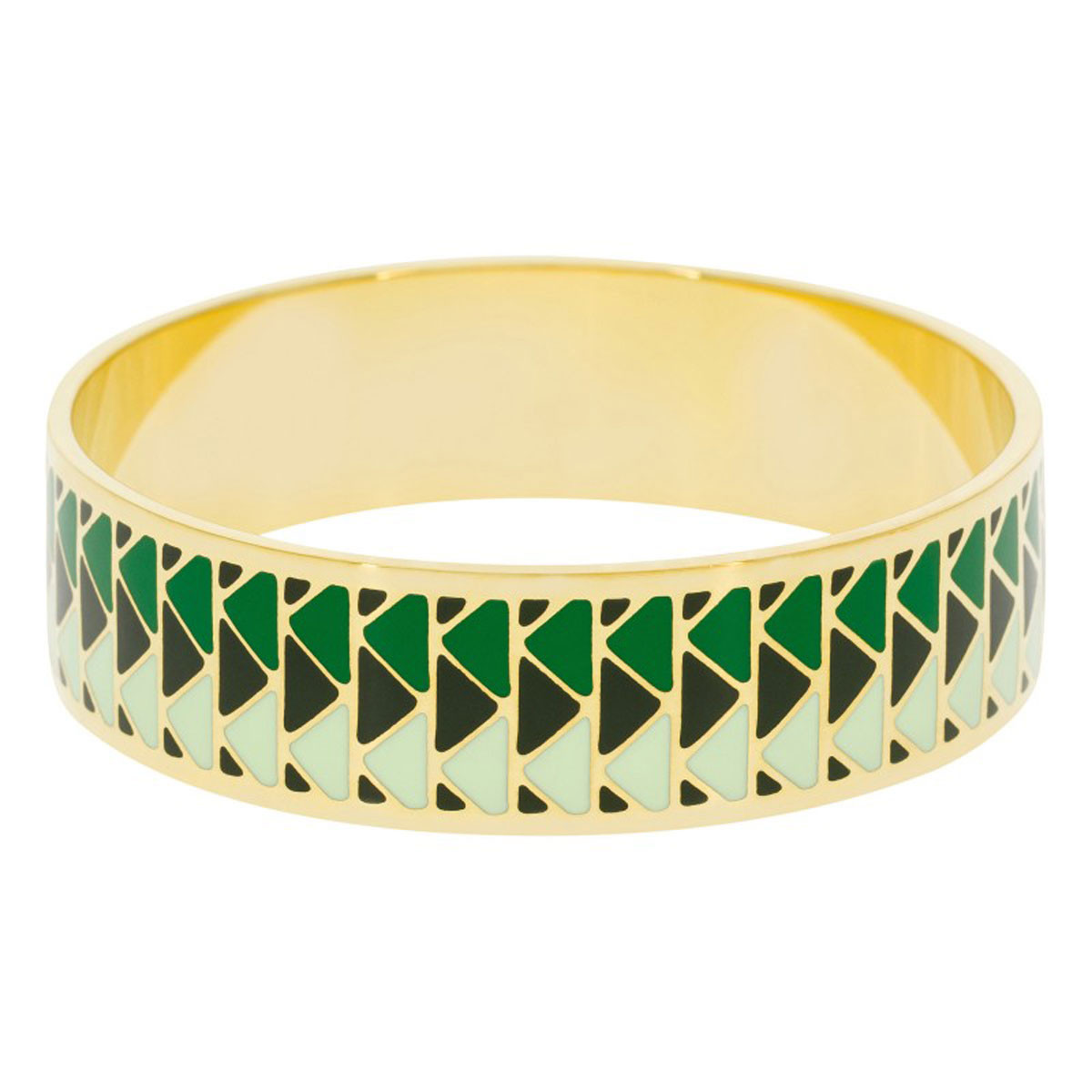 Bracelet jonc "CADIX'' Émail mullticolore finition dorée Bracelet Manchette DDECORIS émail multicolore finition dorée
