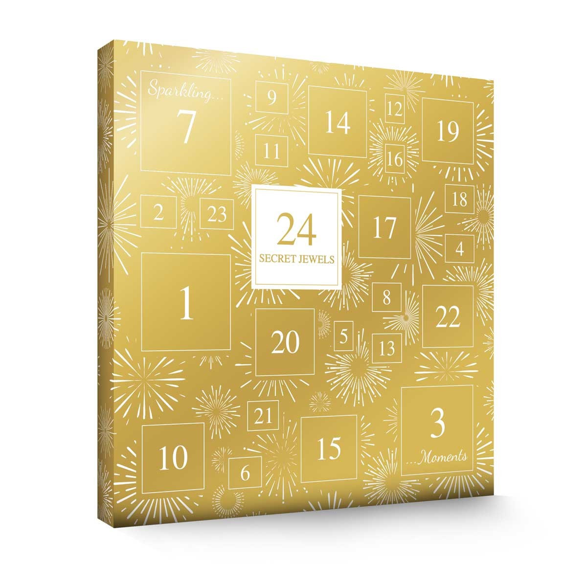 Calendrier de l'Avent 2021 Doré - 24 Bijoux Calendrier de l'Avent Doré - 24 Bijoux