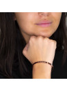 "CARPE DIEM" bracelet jonc rosé à message