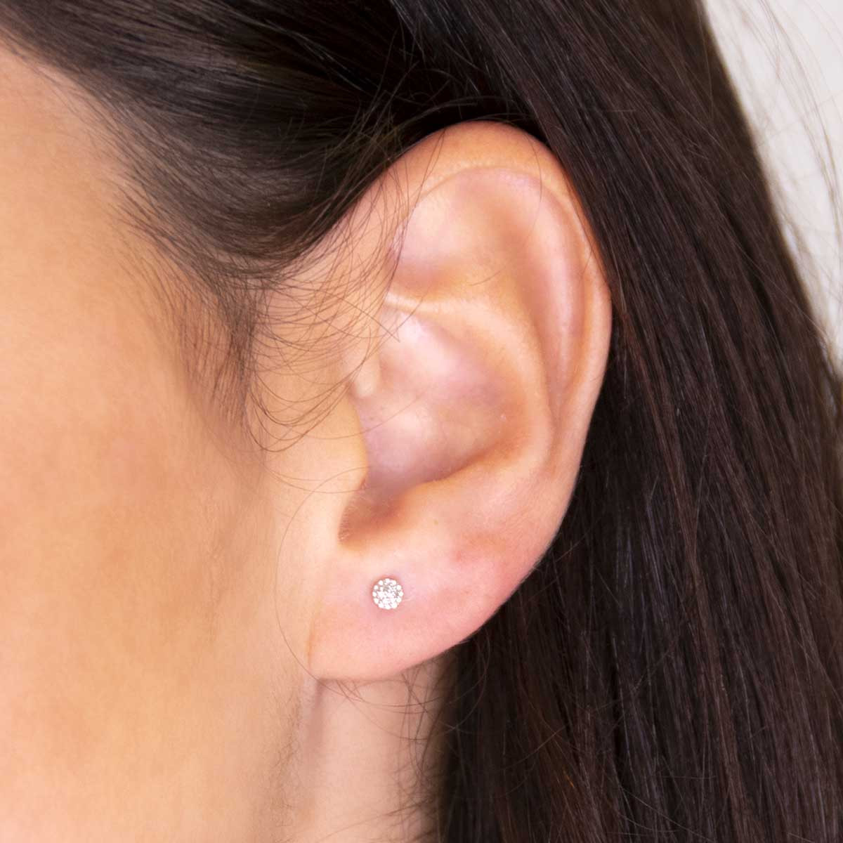 Boucles d'oreilles "Syana" Or jaune et Diamant