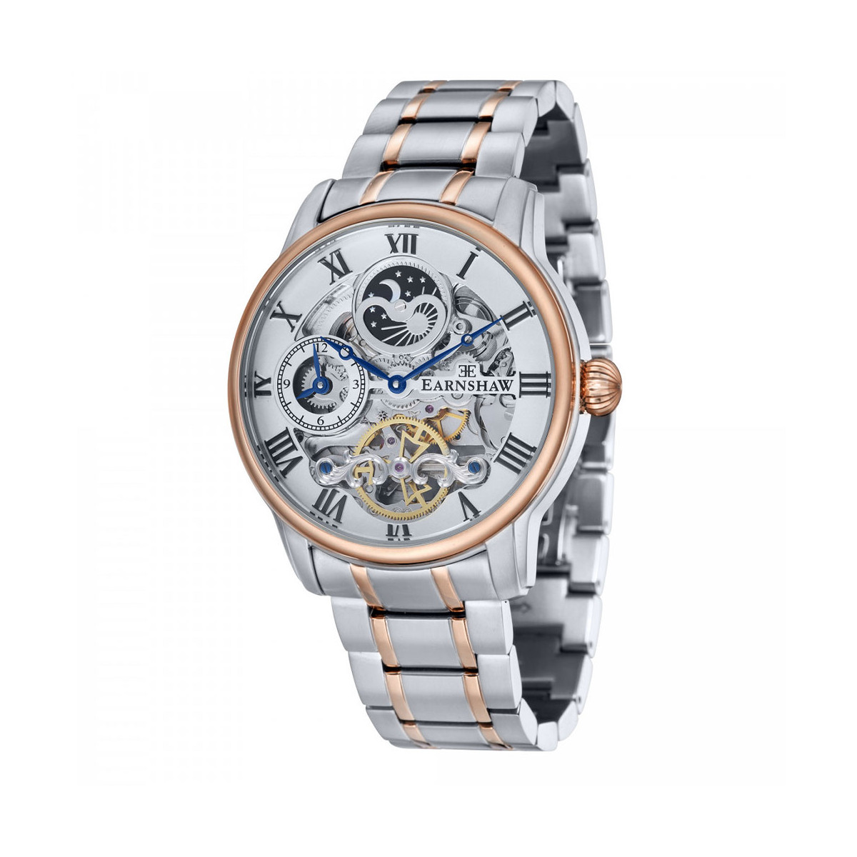 Montre Earnshaw LONGITUDE ES 8006 33 cadran blanc Mes bijoux