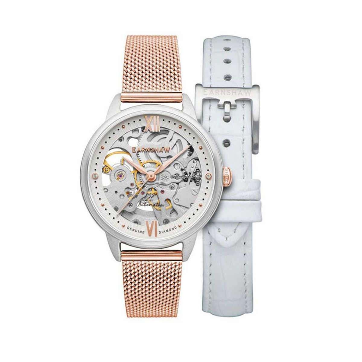 Montre Femme Earnshaw AnningDiamond ES-8154-06 Automatique Montre Femme Earnshaw Anning Diamond ES-8154-06 Automatique