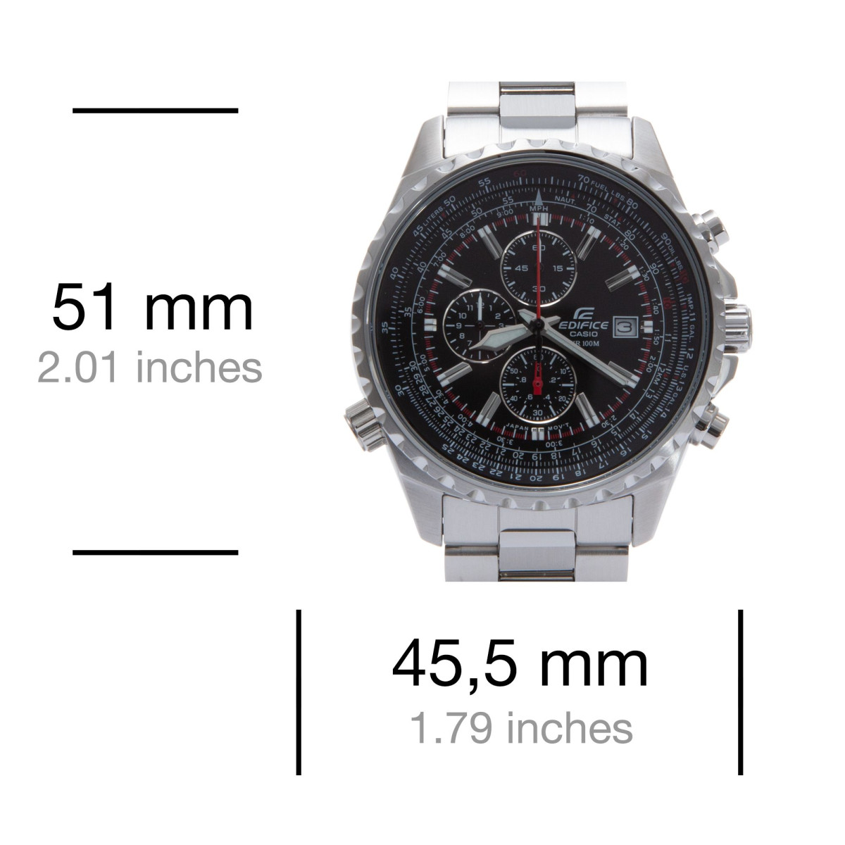 Montre Casio Homme Edifice - EF-527D-1AVEF Montre Casio Homme Edifice - EF-527D-1AVEF