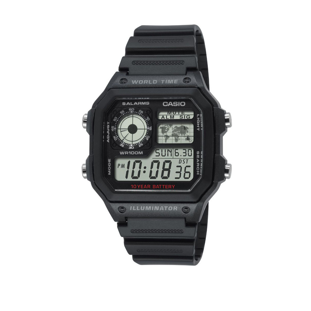Montre homme casio collection - AE-1200WH-1AVEF