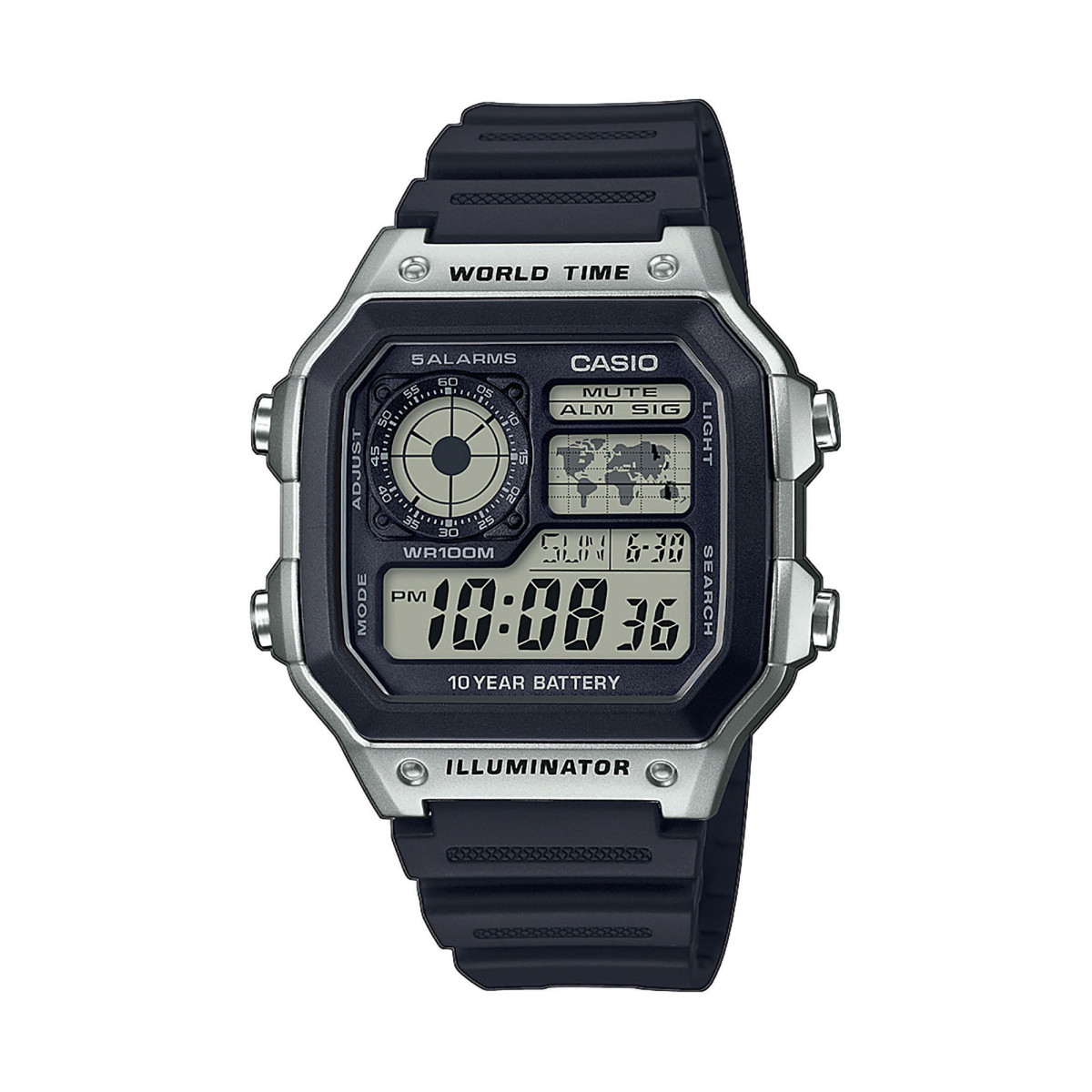 Montre homme casio collection - AE-1200WH-1CVEF Montre homme casio collection - AE-1200WH-1CVEF