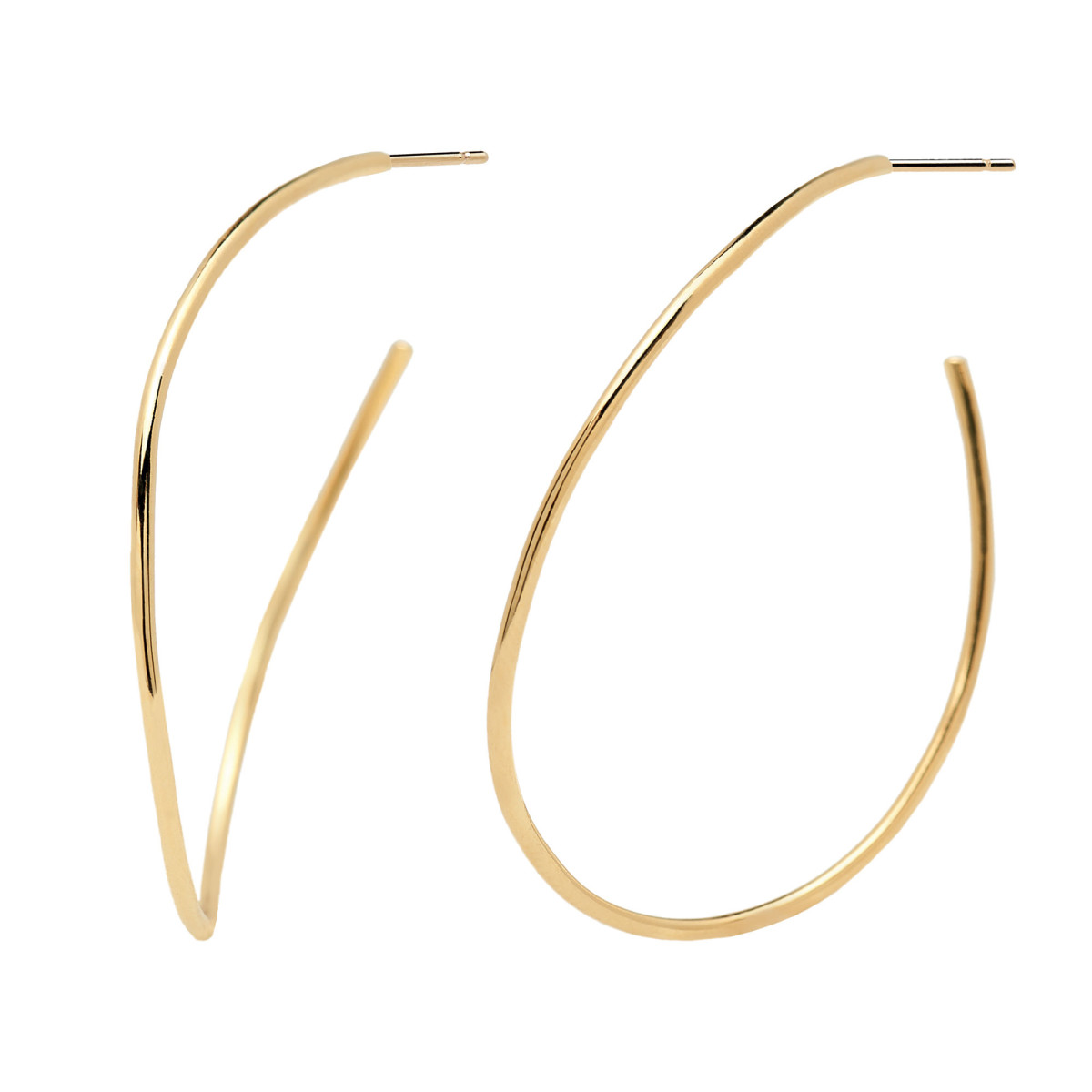 PDPAOLA Boucles d'Oreilles - NIKO GOLD - en argent doré PDPAOLA Boucles d'Oreilles - Niko Gold - en argent plaqué or - AR01-088-U