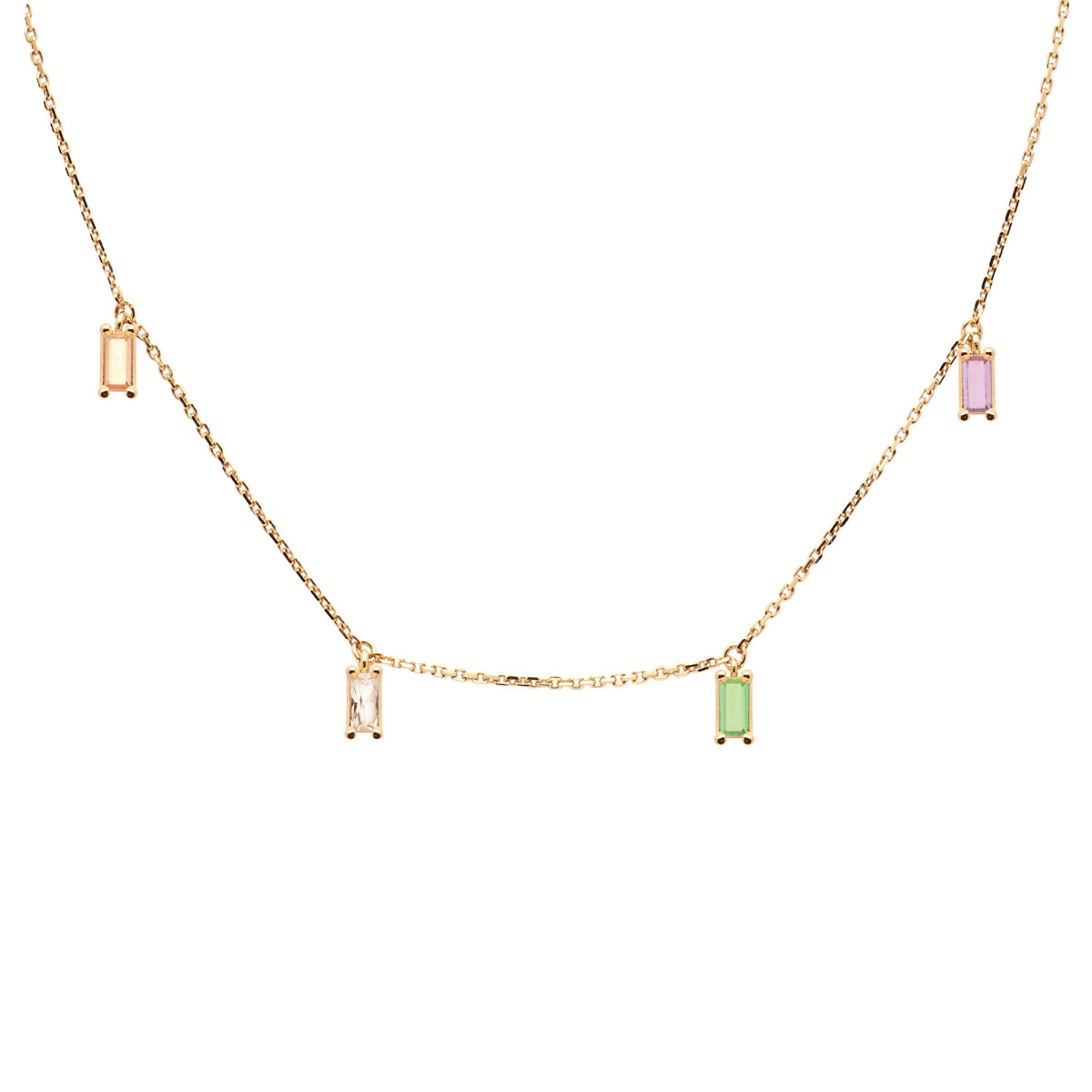 PDPAOLA Collier - ELIJA GOLD - en argent doré PDPAOLA Collier - Elija Gold - en argent plaqué or - CO01-137-U