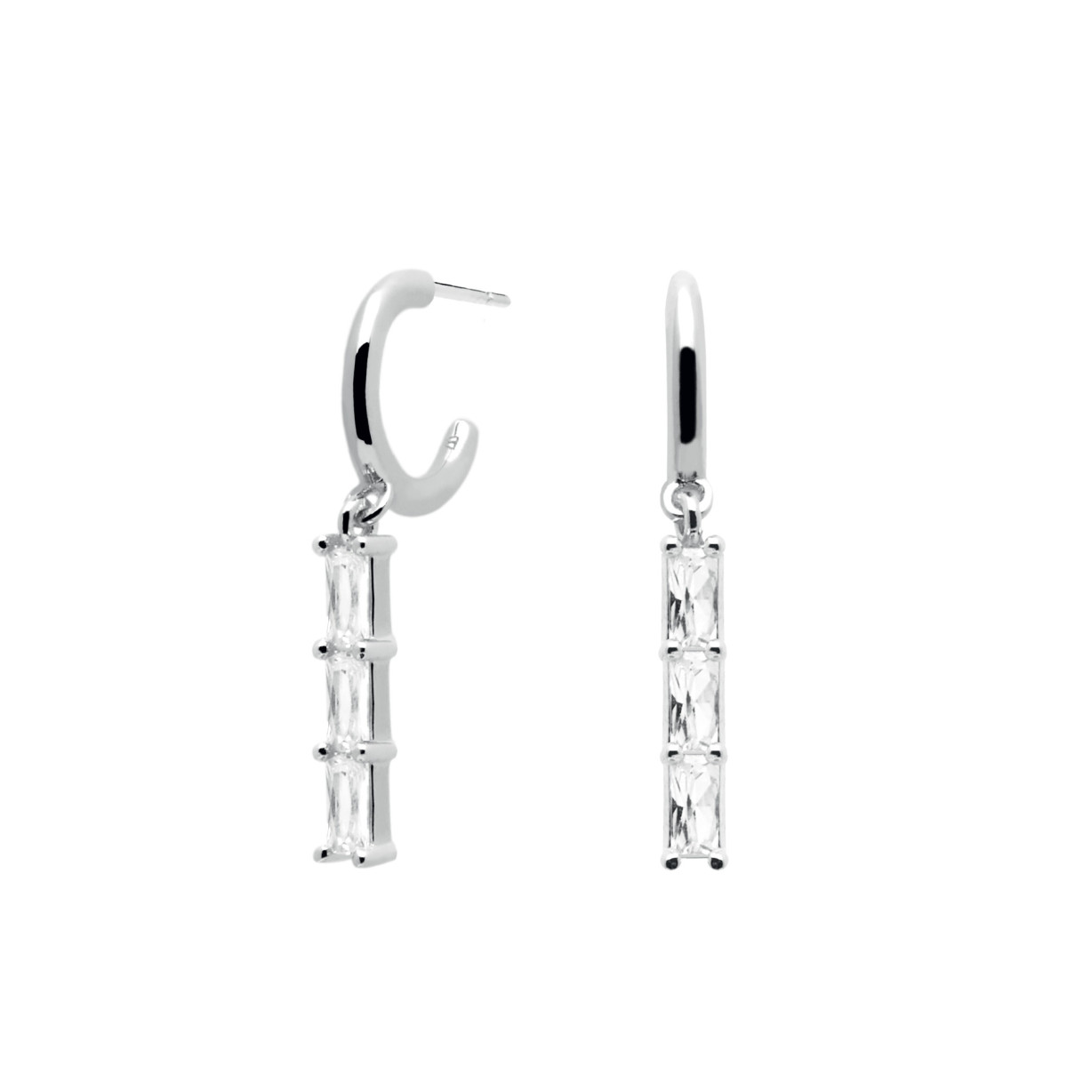 PDPAOLA Boucles d'Oreilles- Binti Silver - en argent - AR02-120-U