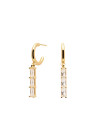 PDPAOLA Boucles d'Oreilles- BINTI GOLD - en argent doré