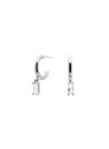 PDPAOLA Boucles d'Oreilles - ALIA SILVER - en argent