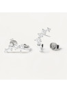 PDPAOLA Collier et Boucles d'Oreilles - COFFRET ARGENTE - en argent