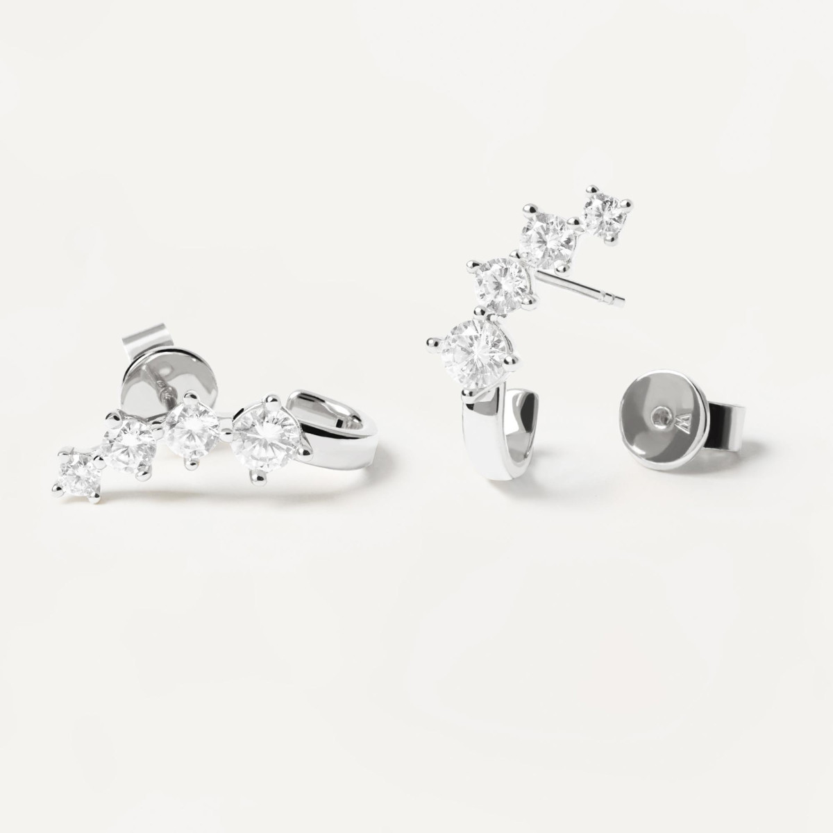 PDPAOLA Collier et Boucles d'Oreilles - COFFRET ARGENTE - en argent - BU02-040-U