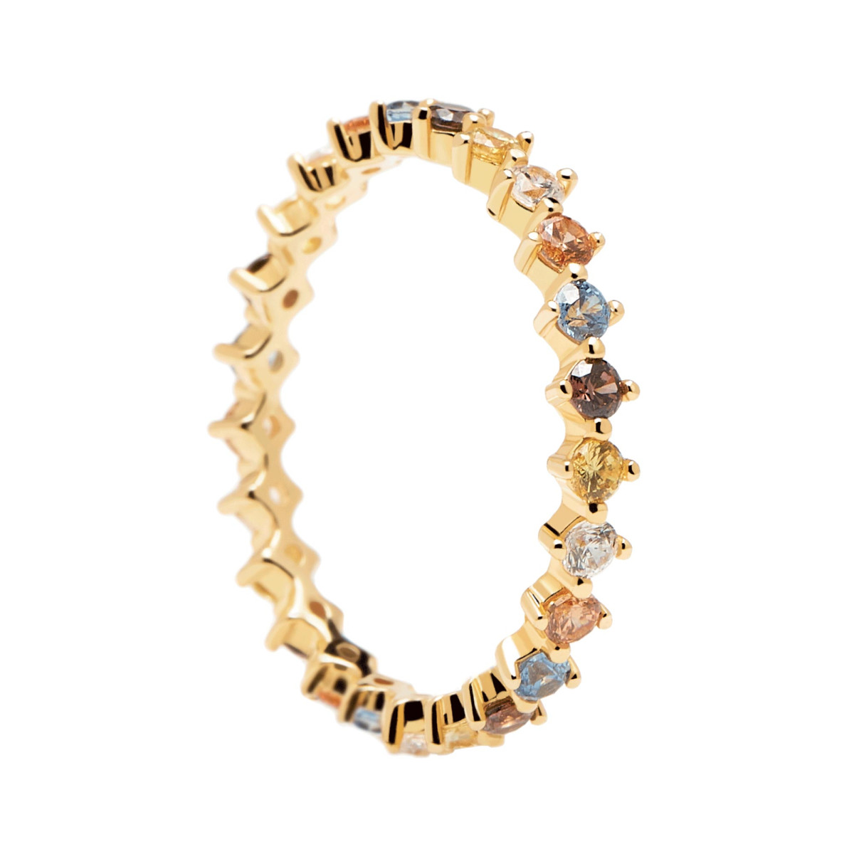 PDPAOLA Bague - SAGE GOLD - en argent doré PDPAOLA Bague - Sage Gold - en argent plaqué or - AN01-209