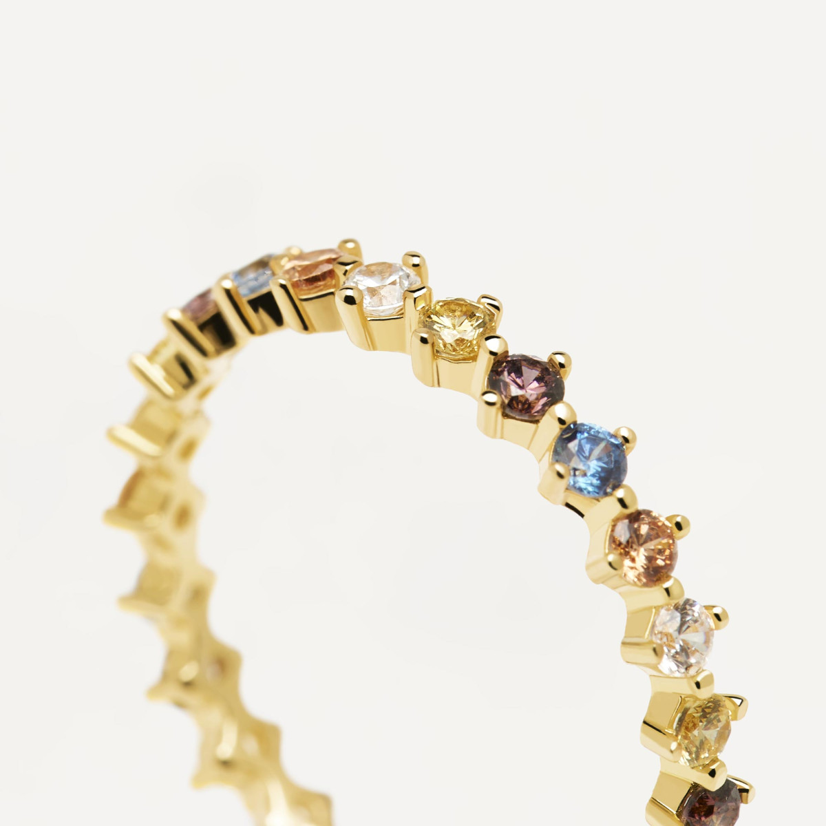 PDPAOLA Bague - SAGE GOLD - en argent doré PDPAOLA Bague - Sage Gold - en argent plaqué or - AN01-209