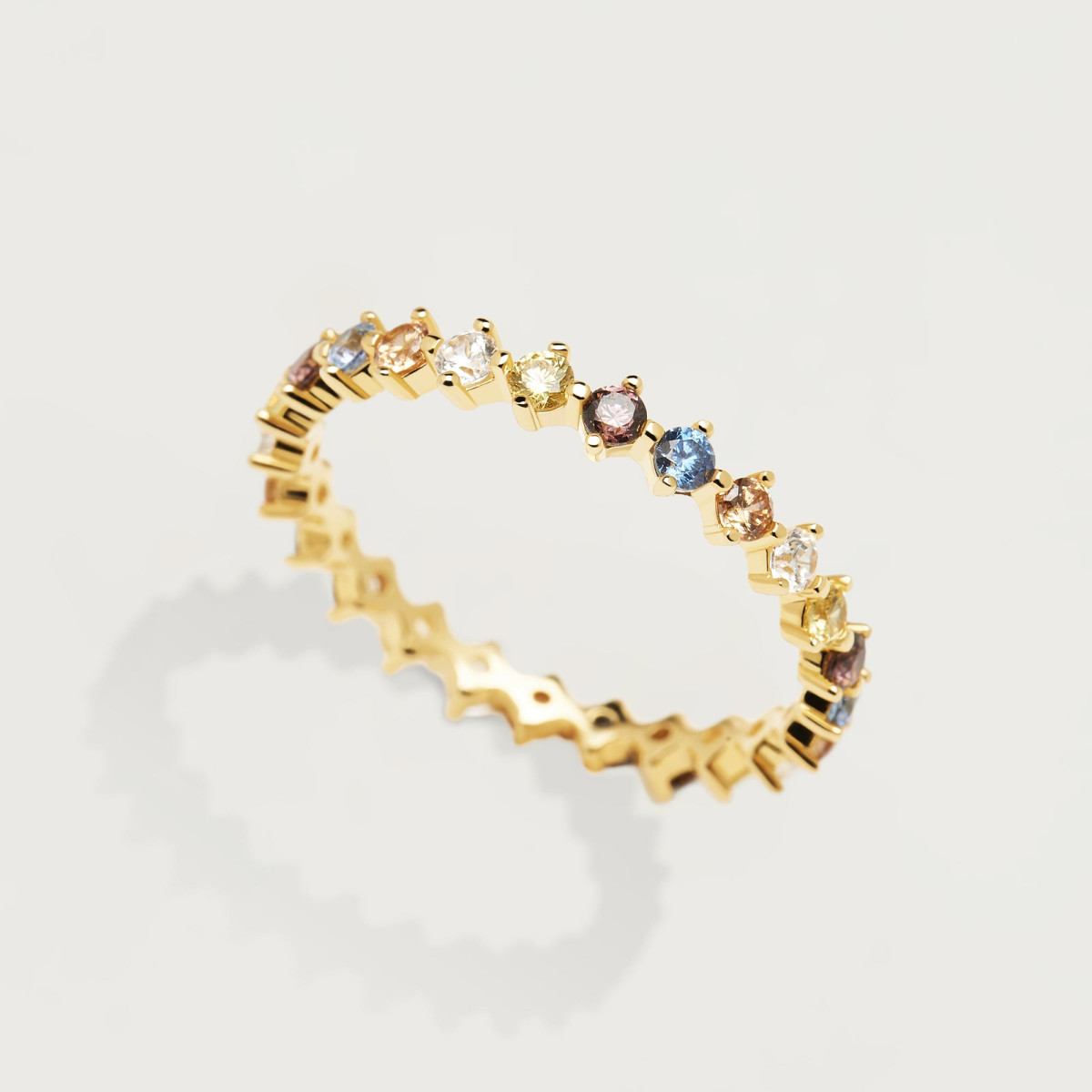 PDPAOLA Bague - SAGE GOLD - en argent doré PDPAOLA Bague - Sage Gold - en argent plaqué or - AN01-209