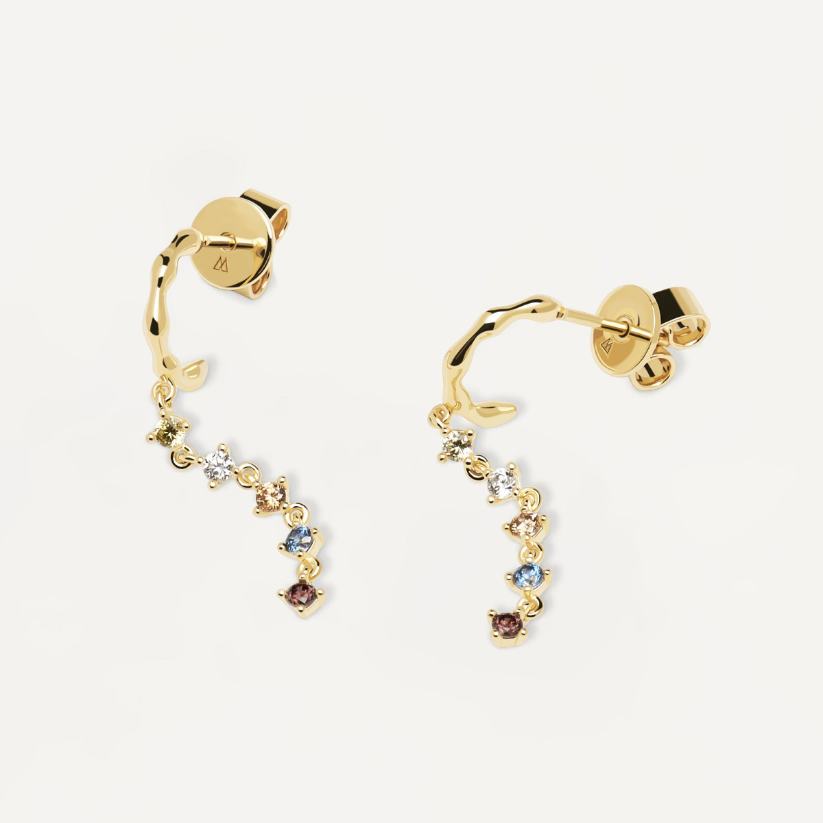PDPAOLA Boucles d'Oreilles - SAGE GOLD - en argent doré PDPAOLA Boucles d'Oreilles - Sage Gold - en argent plaqué or - AR01-303-U