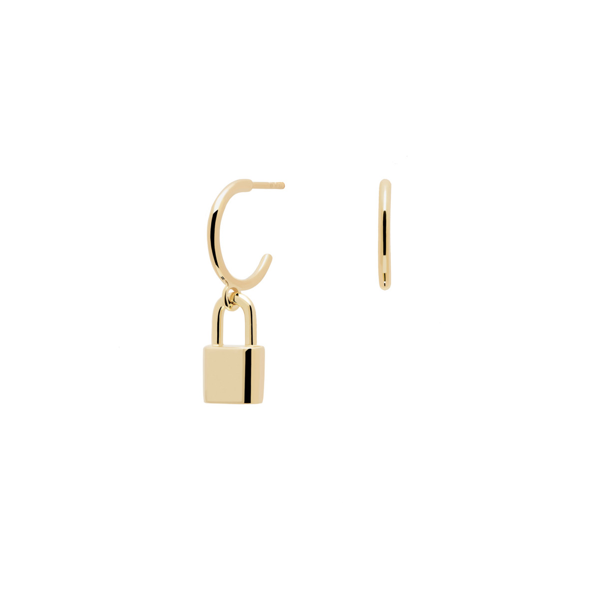 PDPAOLA Boucles d'Oreilles - BOND GOLD - en argent doré PDPAOLA Boucles d'Oreilles - Bond Gold - en argent plaqué or - AR01-349-U