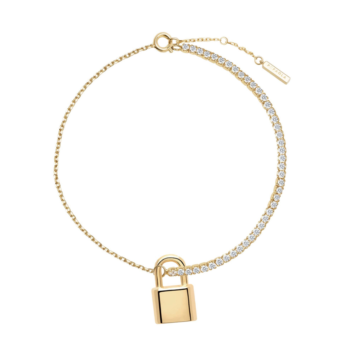 PDPAOLA Bracelet - Bond Gold - en argent plaqué or - PU01-046-U