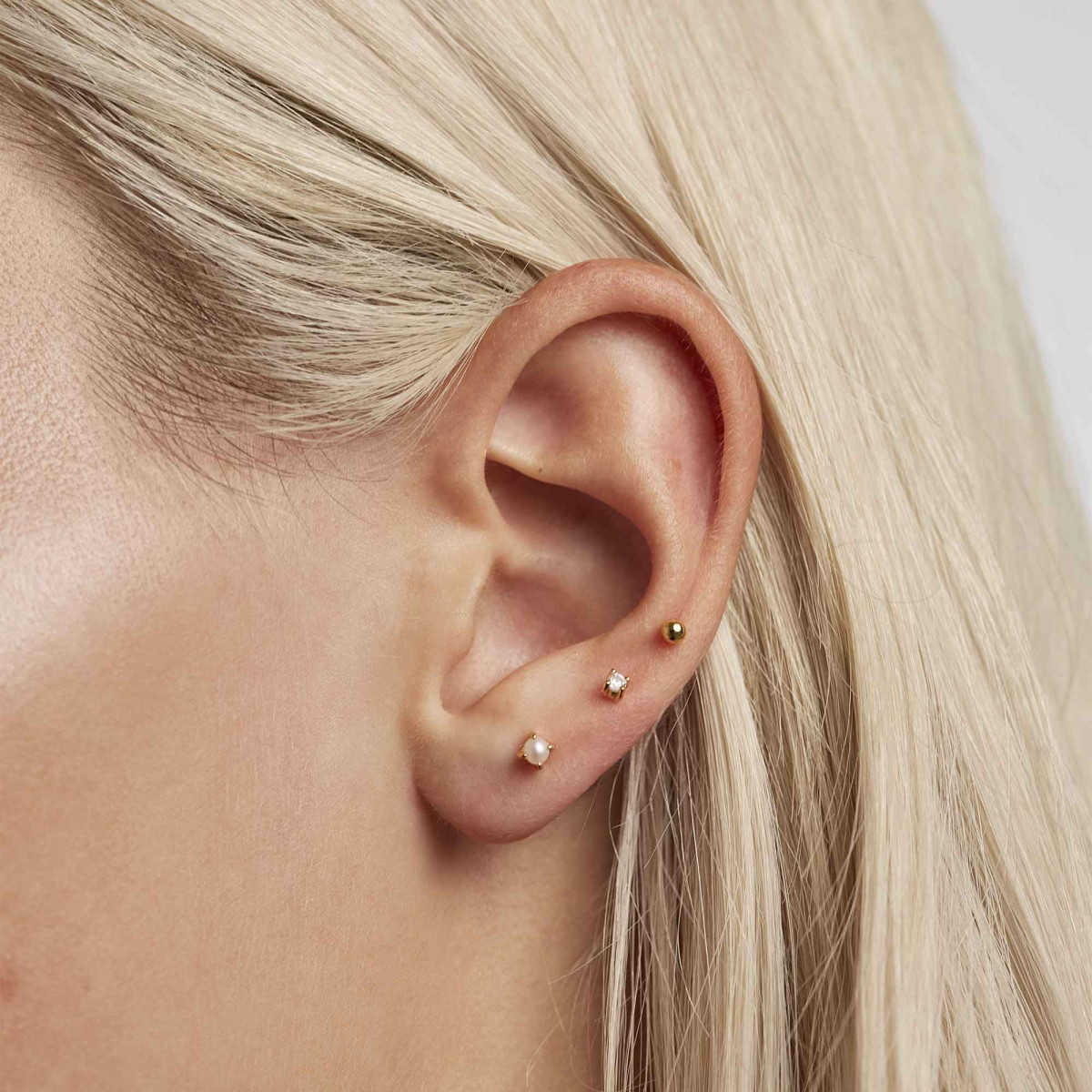 PDPAOLA Boucles d'Oreilles - ANGEL GOLD - en argent doré PDPAOLA Boucles d'Oreilles - Angel Gold - en argent plaqué or - BU01-020-U