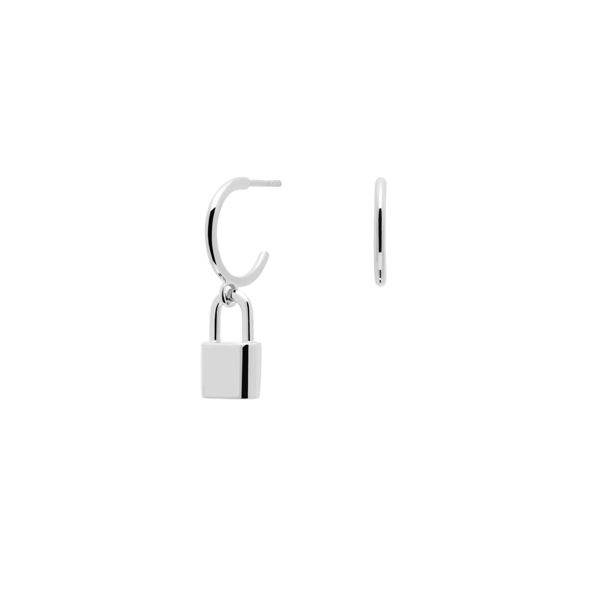 PDPAOLA Boucles d'Oreilles - BOND SILVER - en argent PDPAOLA Boucles d'Oreilles - Bond Silver - en argent - AR02-349-U