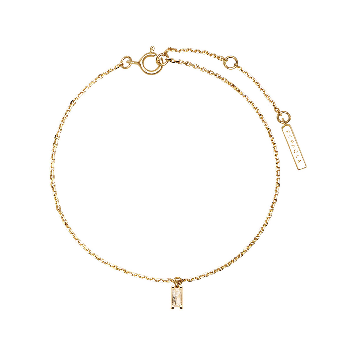 PDPAOLA Bracelet - ASANA GOLD -en argent doré PDPAOLA Bracelet - Asana Gold -en argent plaqué or - PU01-067-U