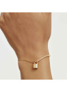 PDPAOLA Bracelet - BOND GOLD - en argent doré