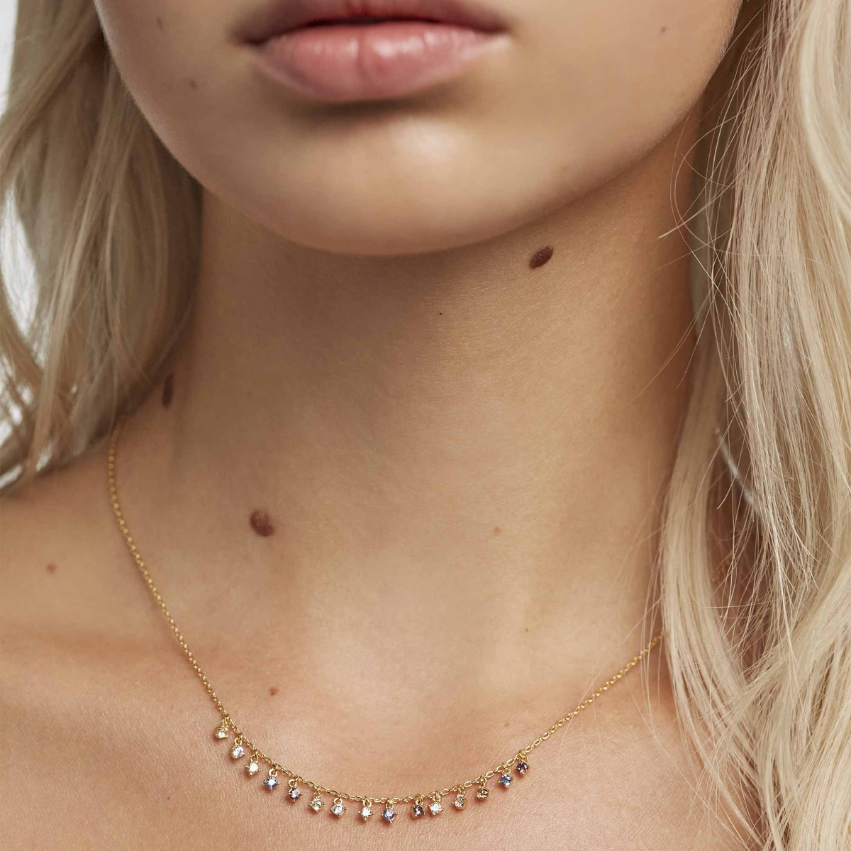 PDPAOLA Collier - WILLOW GOLD - en argent doré PDPAOLA Collier - Willow Gold - en argent plaqué or - CO01-192-U