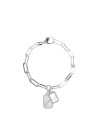 Bracelet Guess "Crystal tag" Acier rhodiÃ©