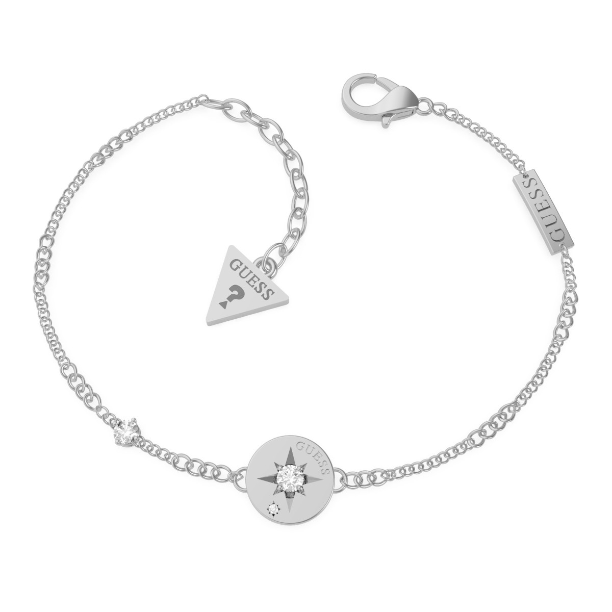 Bracelet Guess "Wanderlust" Acier rhodié Bracelet Guess "Wanderlust" Acier rhodié - UBB20027-S